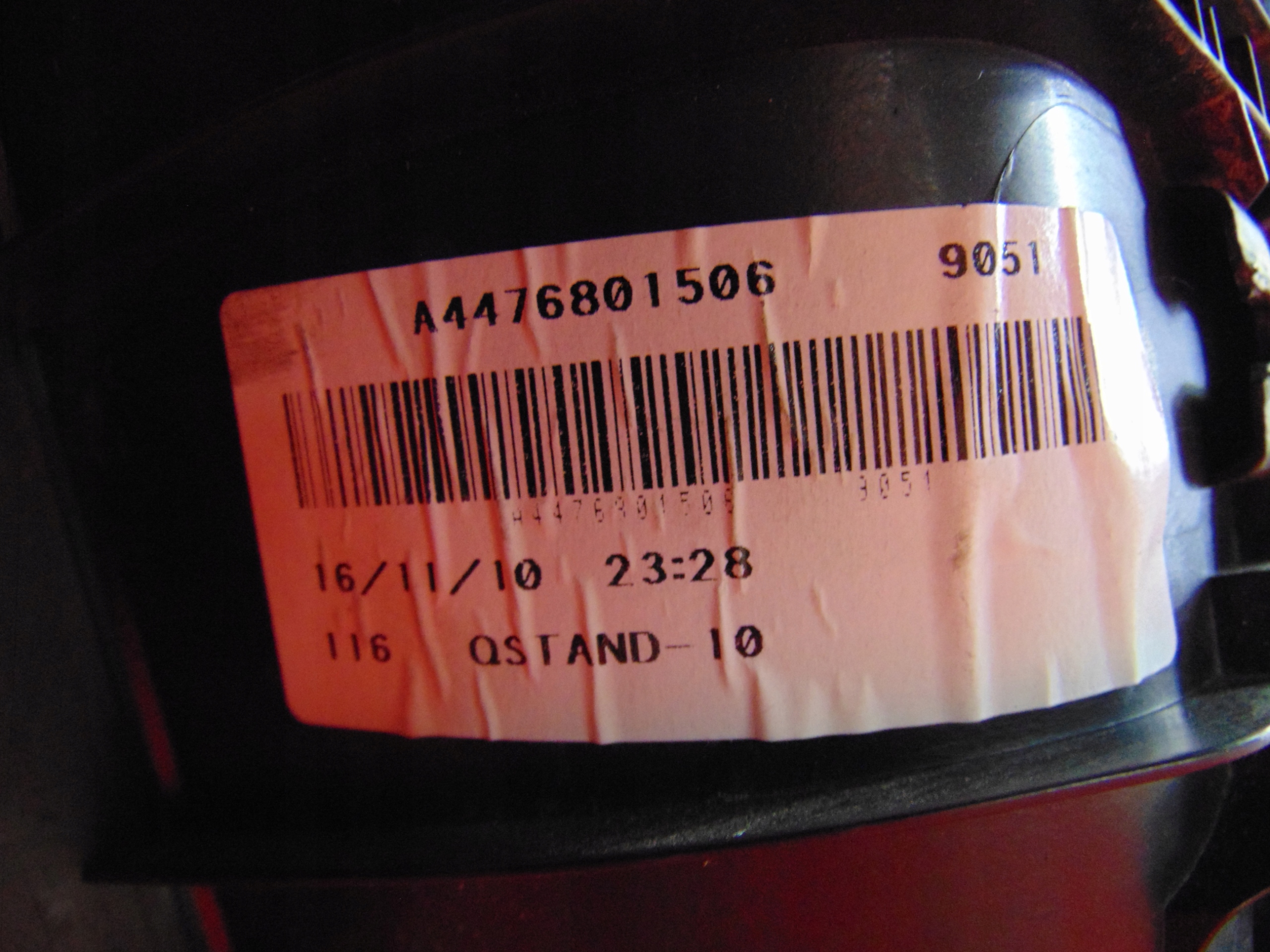 VITO W447 cap threshold left front STOPIEN