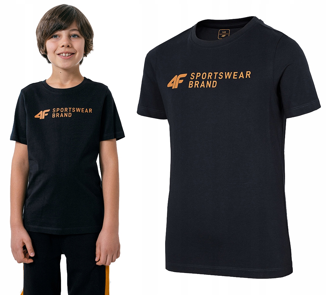

4F T-shirt Chłopięcy Koszulka Bawełniana JTSM003