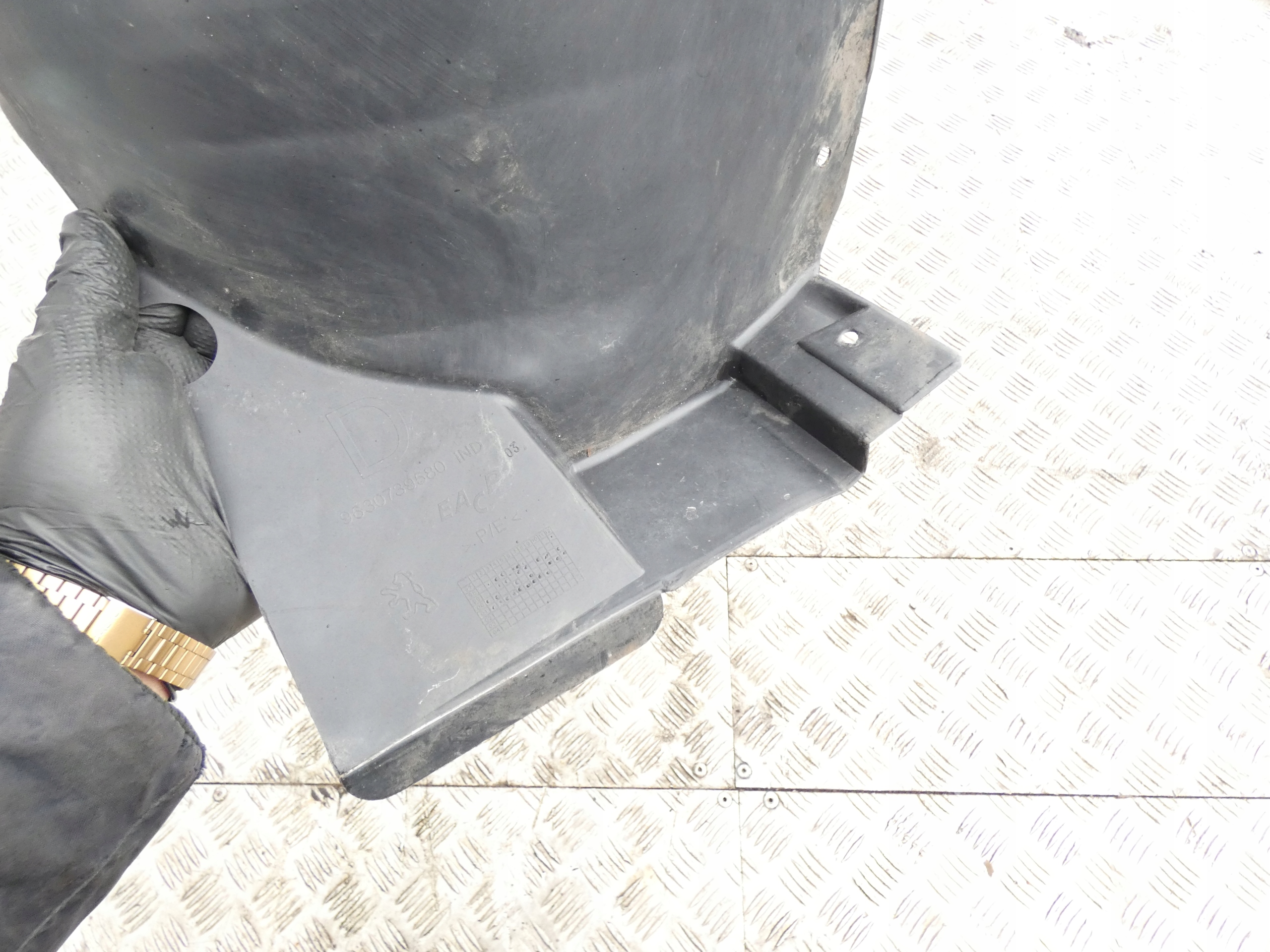 mudguard right front part rear PEUGEOT 206 CC 98-09 9630739580