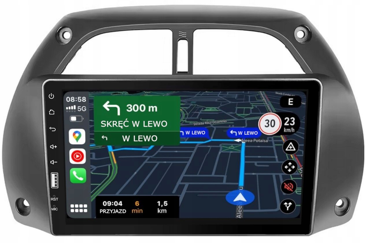 Autorádio Toyota Rav 4 2001-2006 Android-auto Carplay Usb MP3 Bluetooth