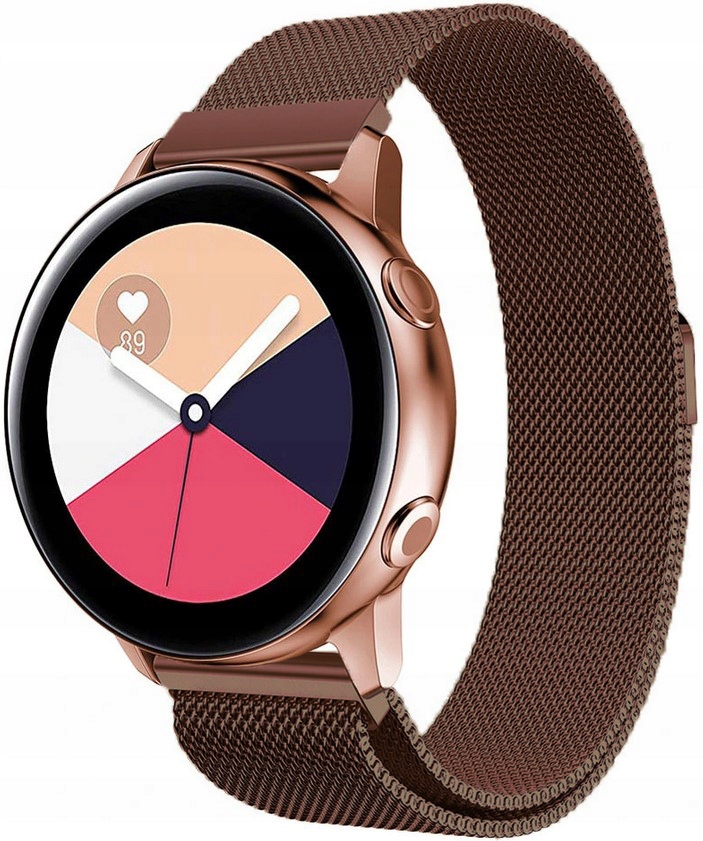 Brązowa Bransoleta Samsung Galaxy Watch Active 2 40mm (Tech-Band)