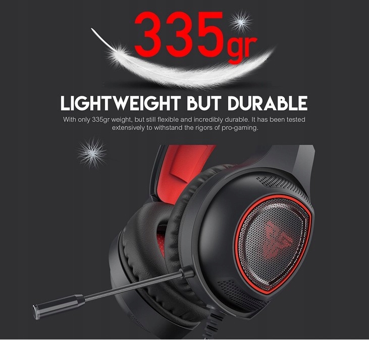 Słuchawki nauszne gamingowe mikrofon Fantech HG16 Konstrukcja otwarta