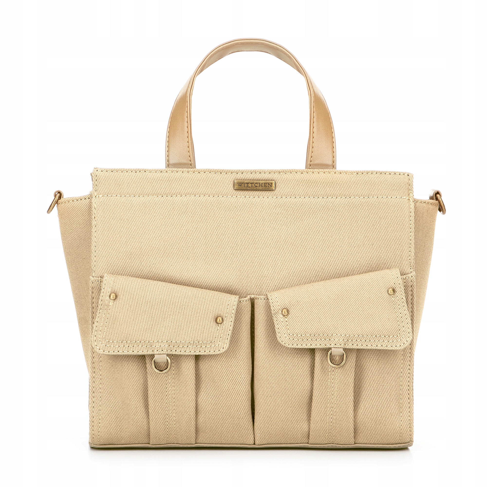 Dámský kufřík Wittchen 100-4Y-440-9 béžový se středními kapsami