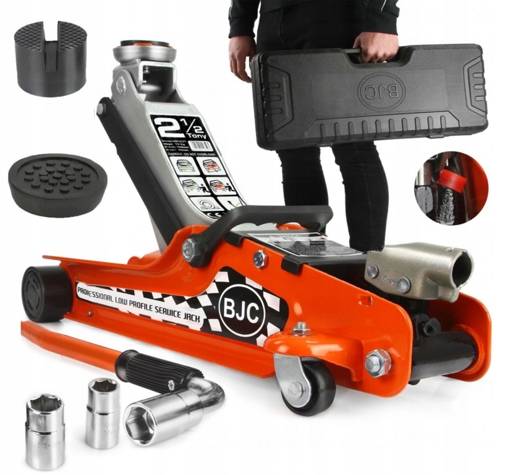 BJC PODNOŚNIK SAMOCHODOWY NISKOPROFILOWY LEWAREK ŻABA WALIZKA 2.5T M80231 Kod producenta BJC M80231