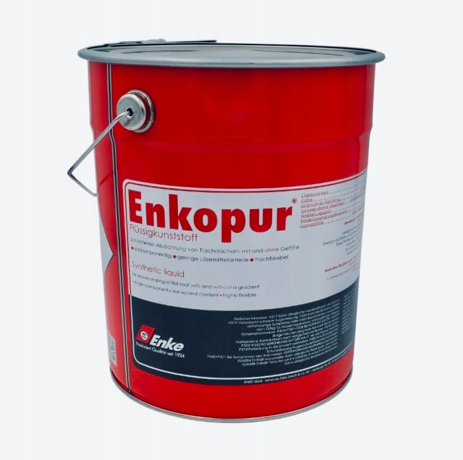 Enke Enkopur 12,5 kg kolor Czarny, izolacja, płynna folia, uszczelniacz