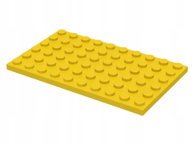 

Lego 3033 Płytka 6x10 Żółta Nowa (8g)