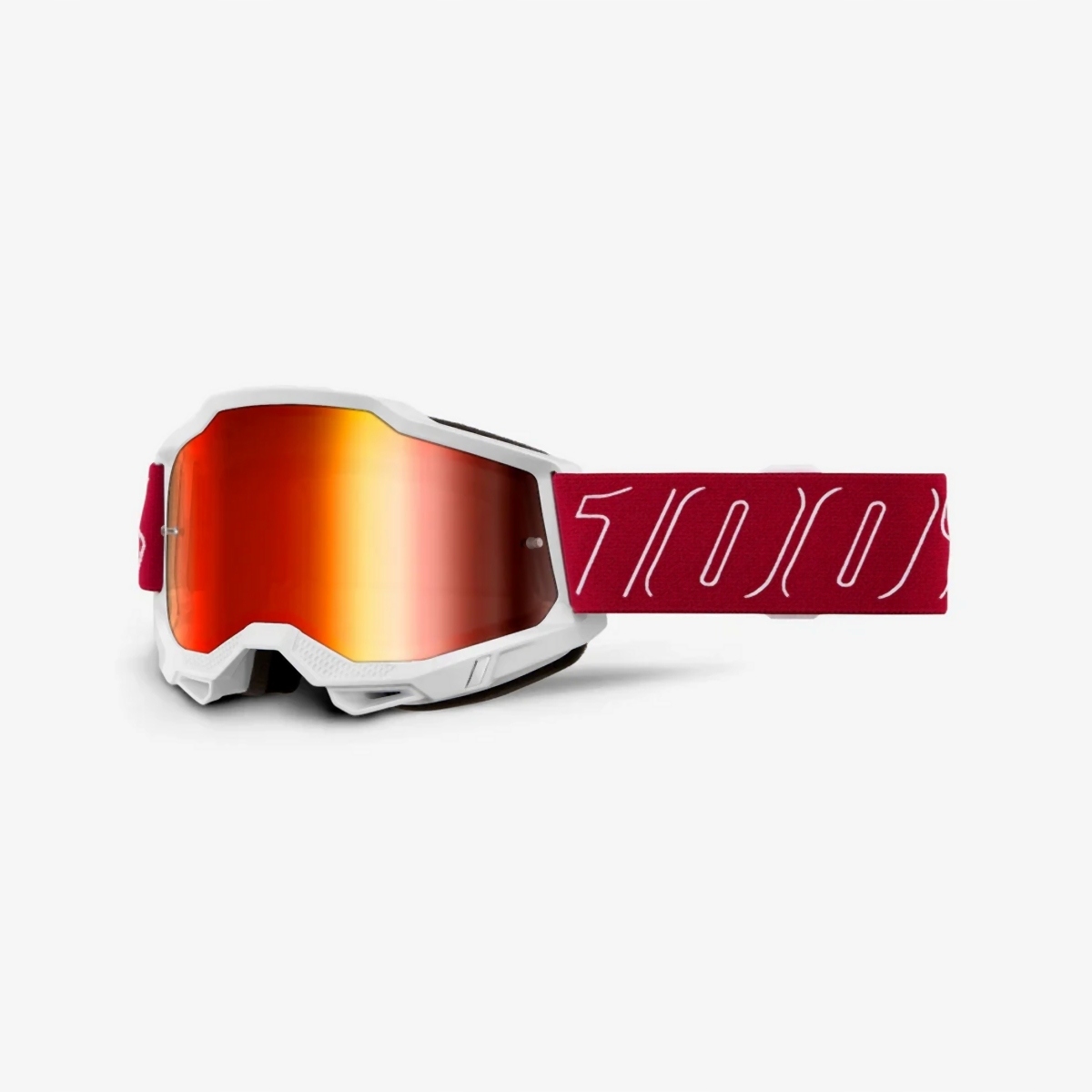 100 % Okuliare Accuri 2 Redline – Mirror Red Lens – Farba Červená/biela