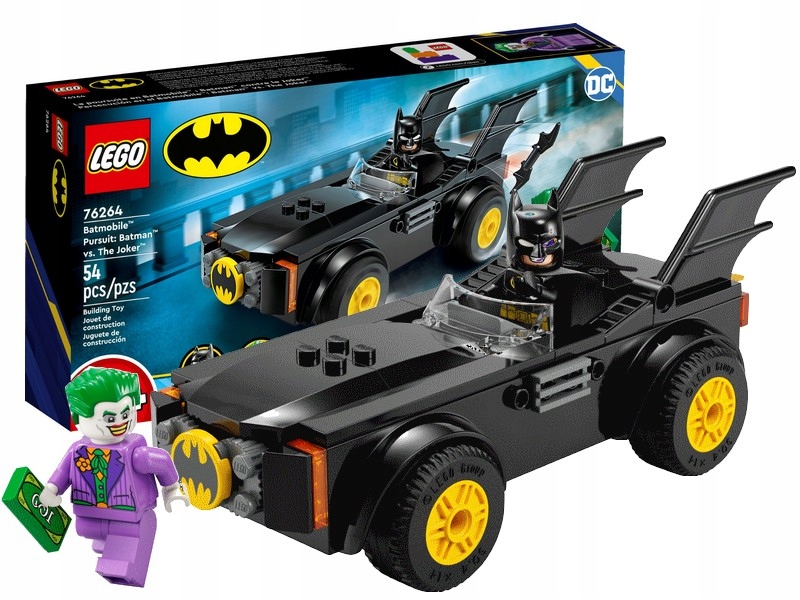 Lego DC Batman 76264 Batmobil Pogoń Batman Vs Joker zestaw klocków +4 lata