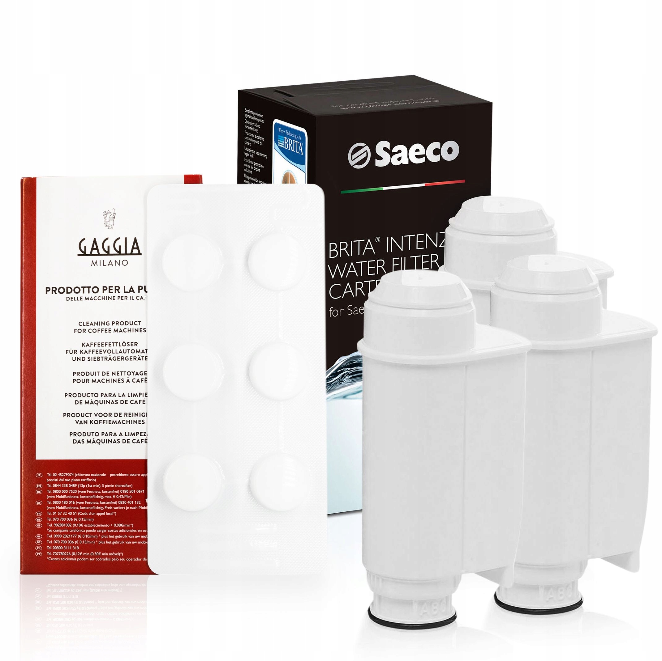 Sada pro Saeco Philips, Intenza+ 3 ks, Čistící tablety CA6704/10