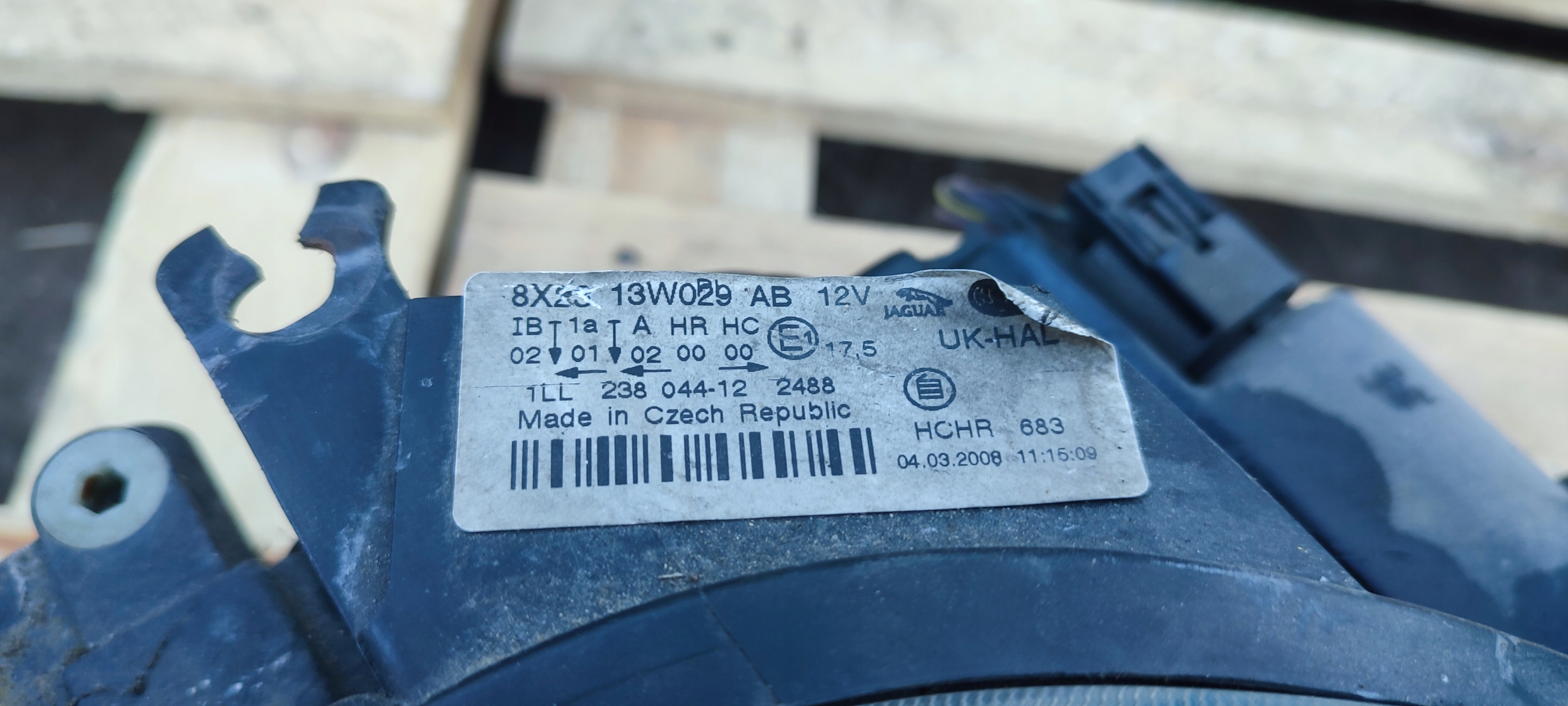 light right right front front JAGUAR XF X25 8X2313W029AB anglik