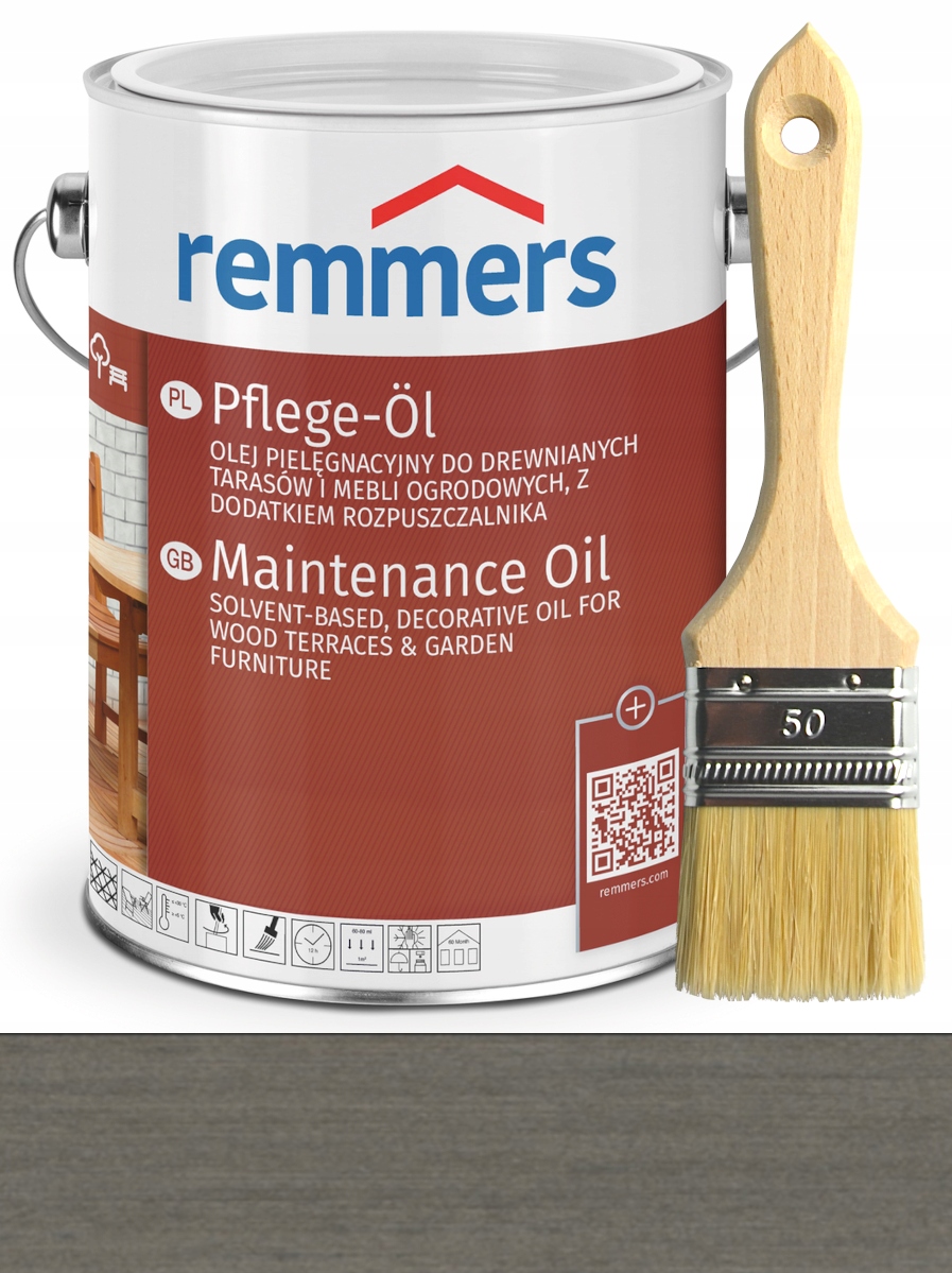 

Remmers Pflege-ol olej do drewna tarasu 2,5 Grafit