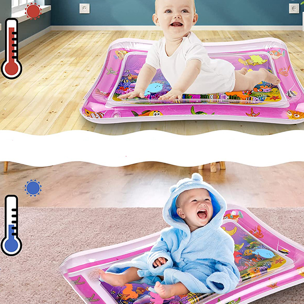 NADMUCHIWANE MATY WODNA DO ZABAWY DLA NIEMOWLĄT Materiał plastik