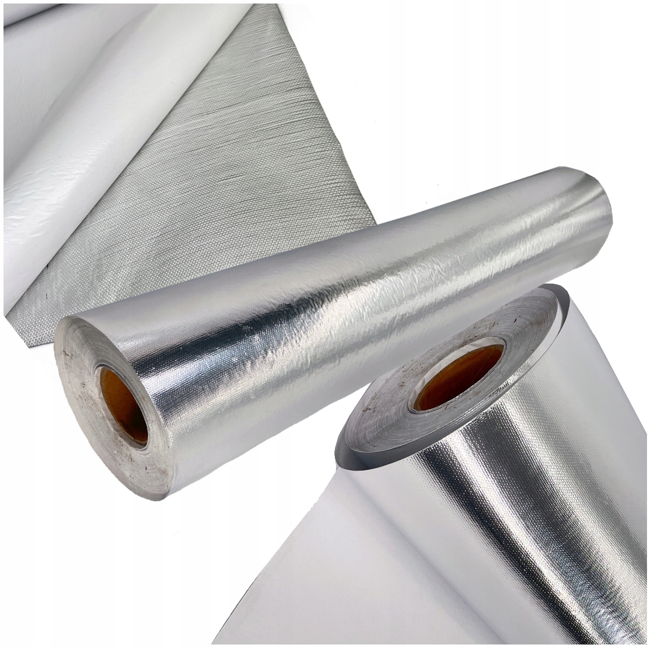 Srebrna osłona termiczna samoprzylepna 50x50cm