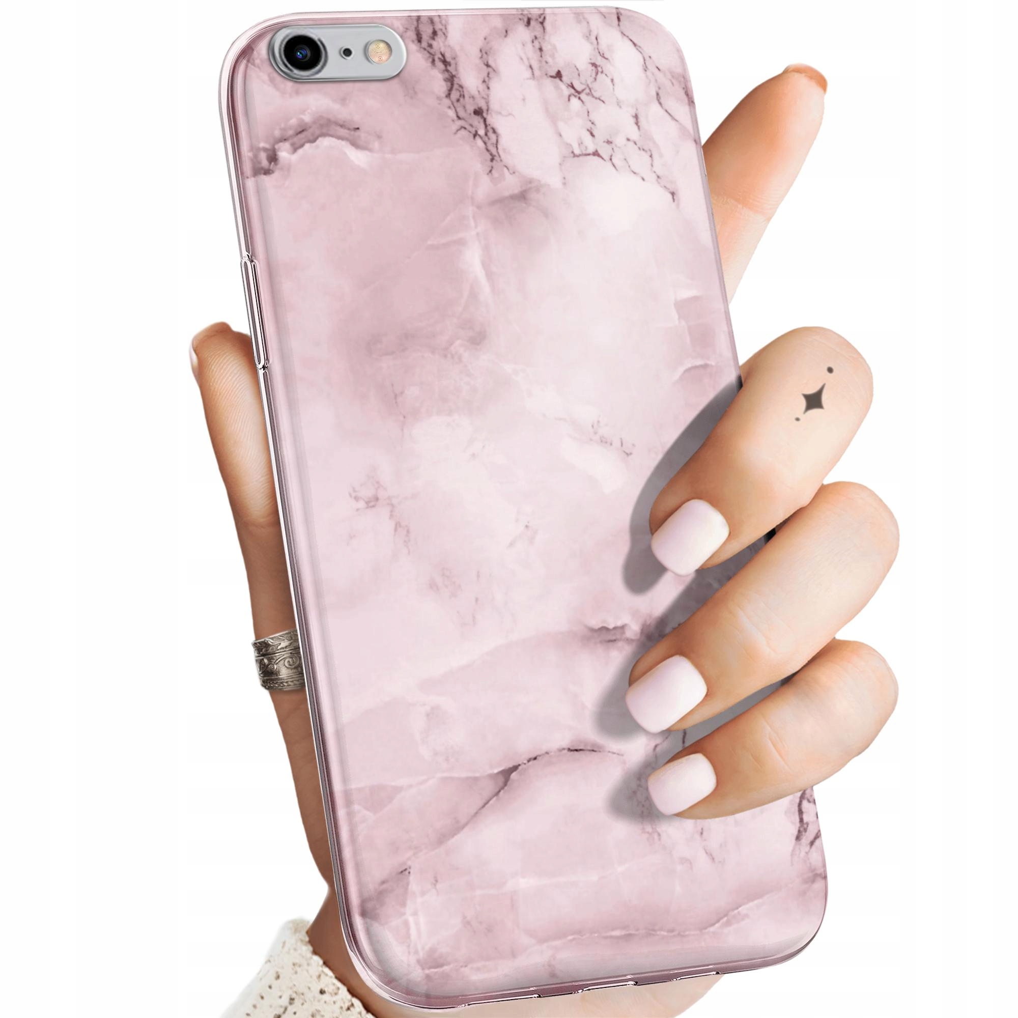 Etui Do Iphone 6 Plus 6S Plus Różowe Golden Rose Pudrowy Róż Case