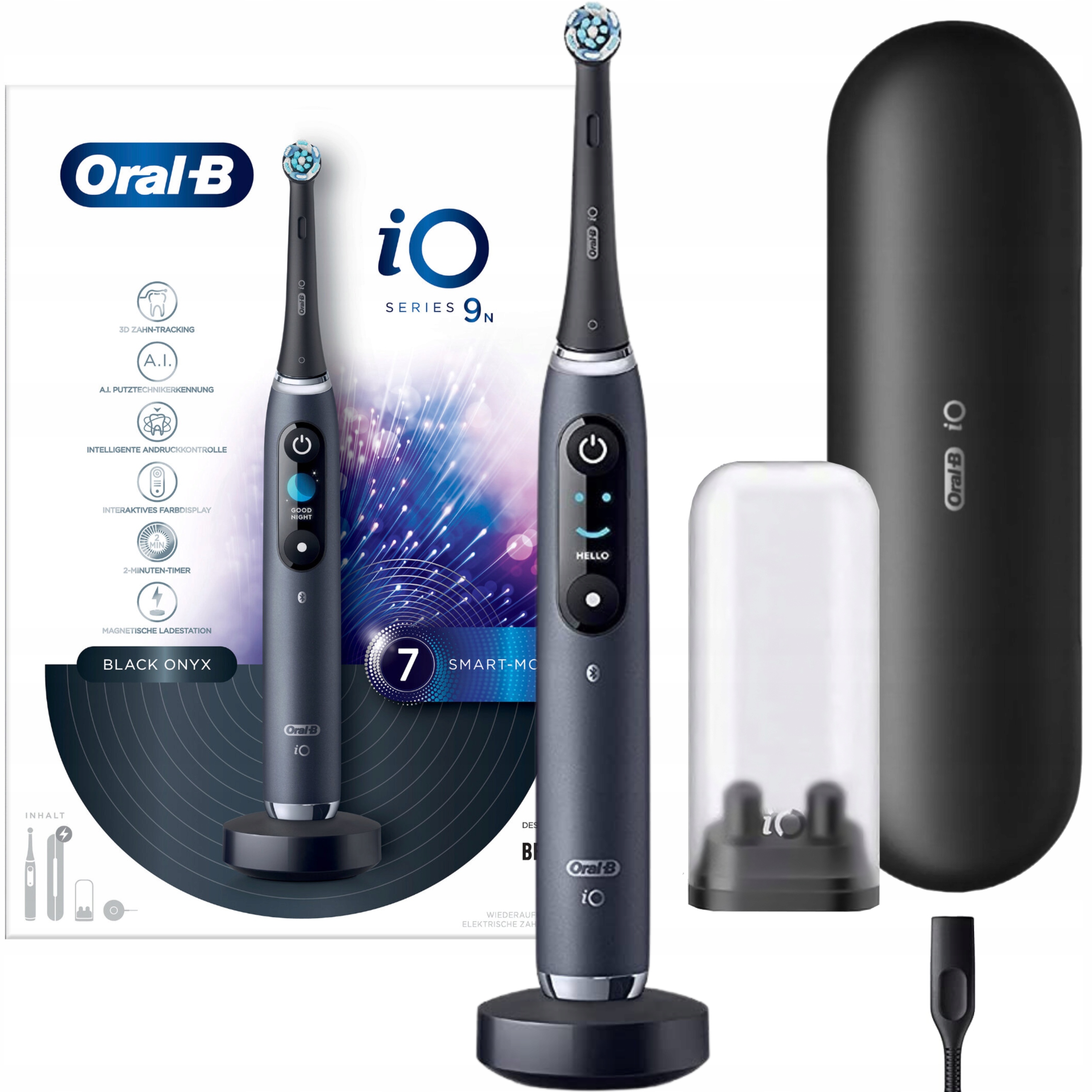 Szczoteczka Magnetyczna Elektryczna Oral-B iO Series 9 Czarna Etui