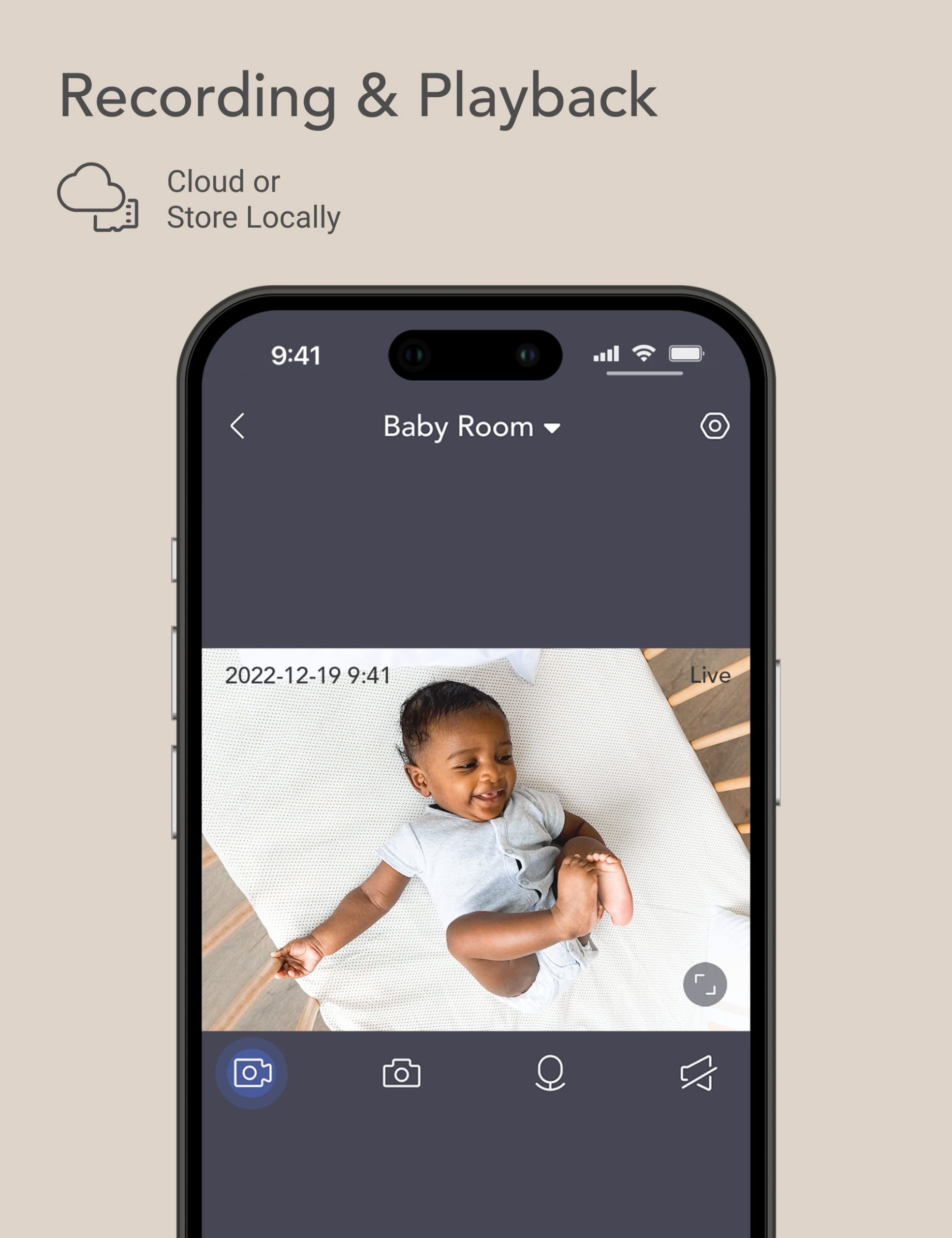 NOOIE Kamera 5G Dla Dzieci 2K WiFi 360 Stopni IR Nocna Z Alexa Audio — miniatura 7