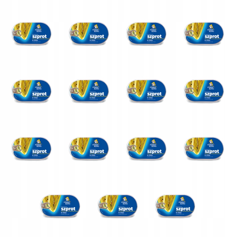 Šprot poduzený v oleji 170g Fisherking X15