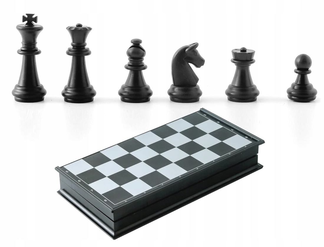 SZACHY MAGNETYCZNE W PUDEŁKU GRA NA MAGNES Producent Dromader