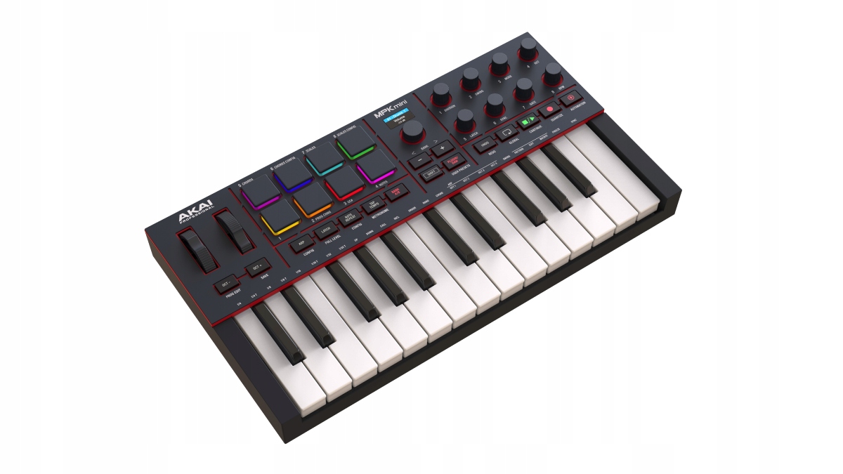 Akai Pro Mpk Mini 4 Black – mini ovládací klávesnice