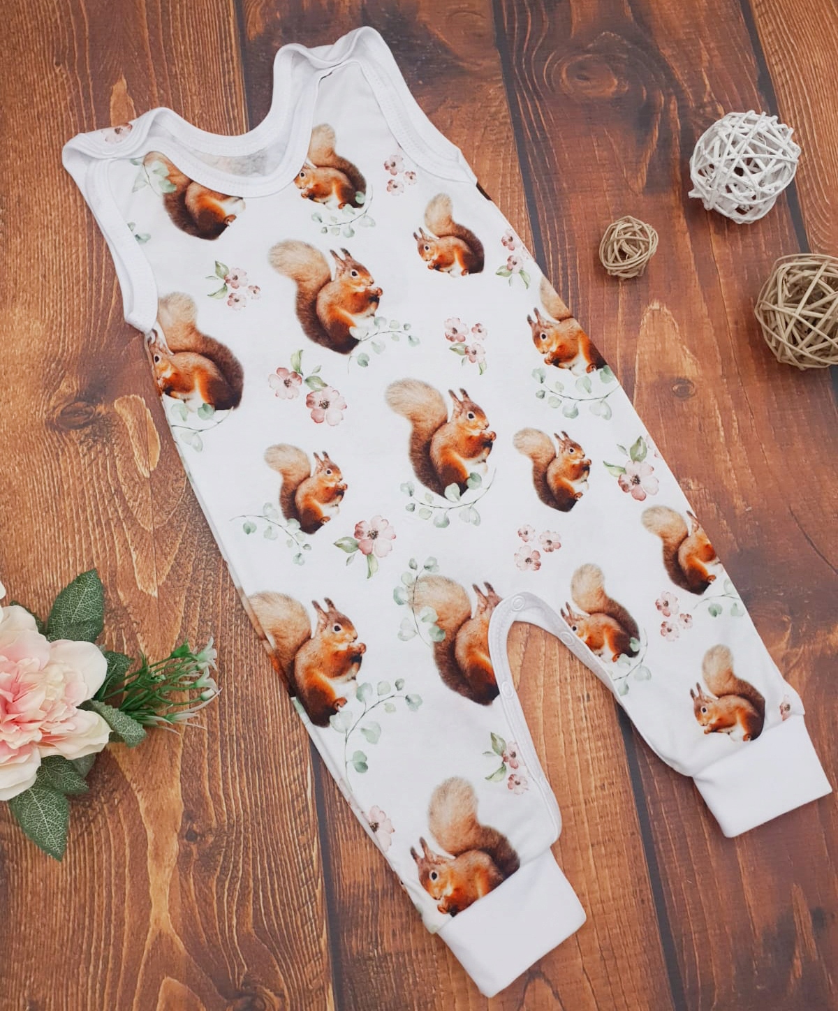 Śpiochy niemowlęce bez zabudowanych stópek r.68 Marka Dartomik