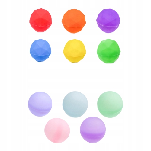 BOMBY WODNE OKRĄGŁE NA WODĘ WIELOKROTNEGO UŻYTKU ZESTAW 6 SZTUK EAN (GTIN) 5906703000833