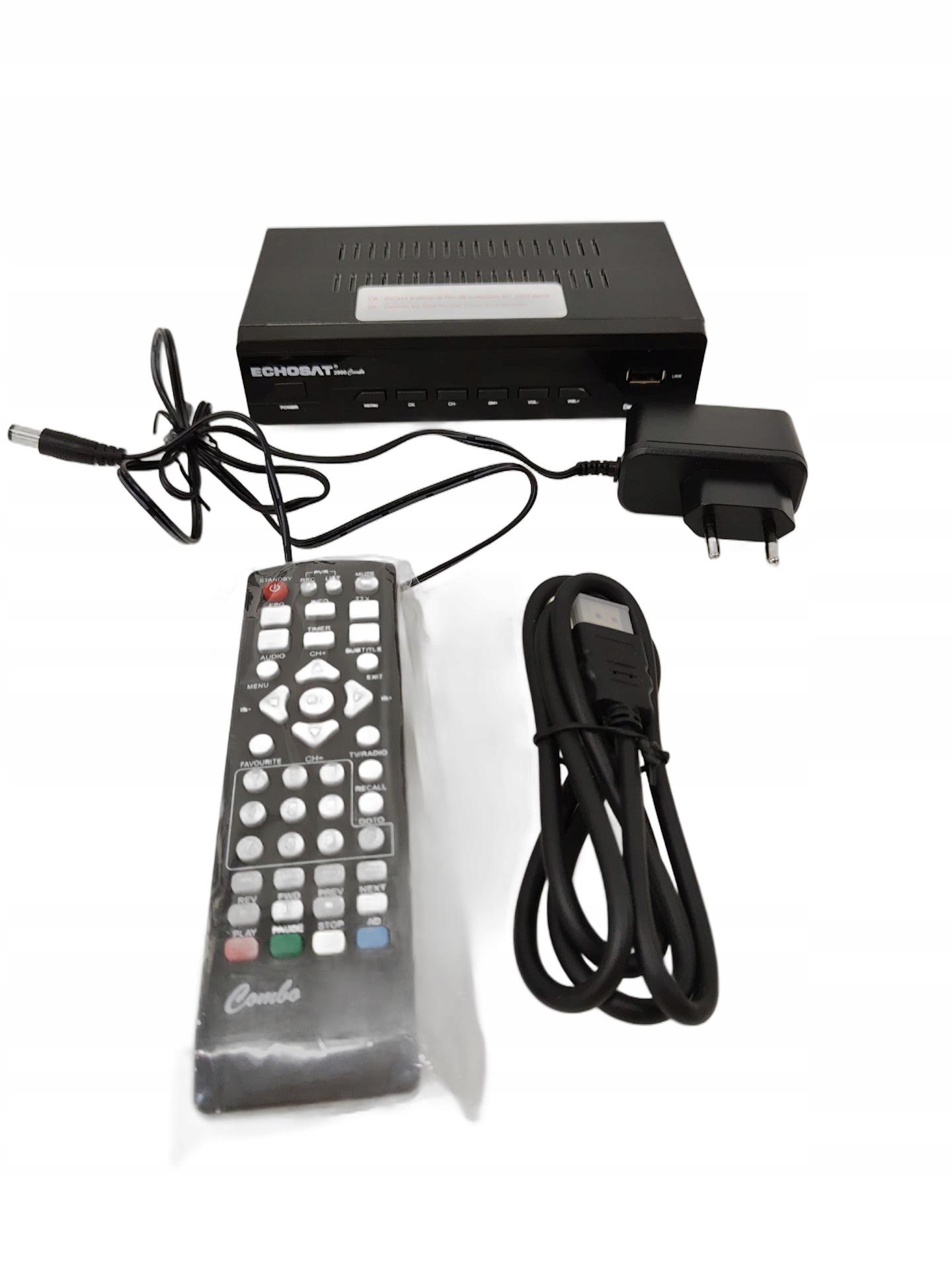 DEKODER DVB-C, DVB-T, DVB-T2 ECHOSAT 2990 COMBO