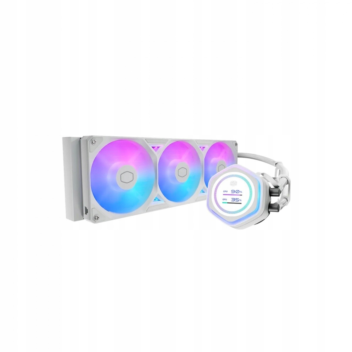 Chłodzenie wodne MasterLiquid 360 Atmos II LCD ARGB białe
