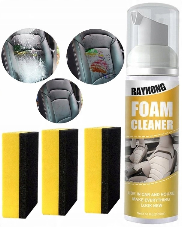 

Pianka czyszcząca Foam Cleaner do samochodu +Gąbka