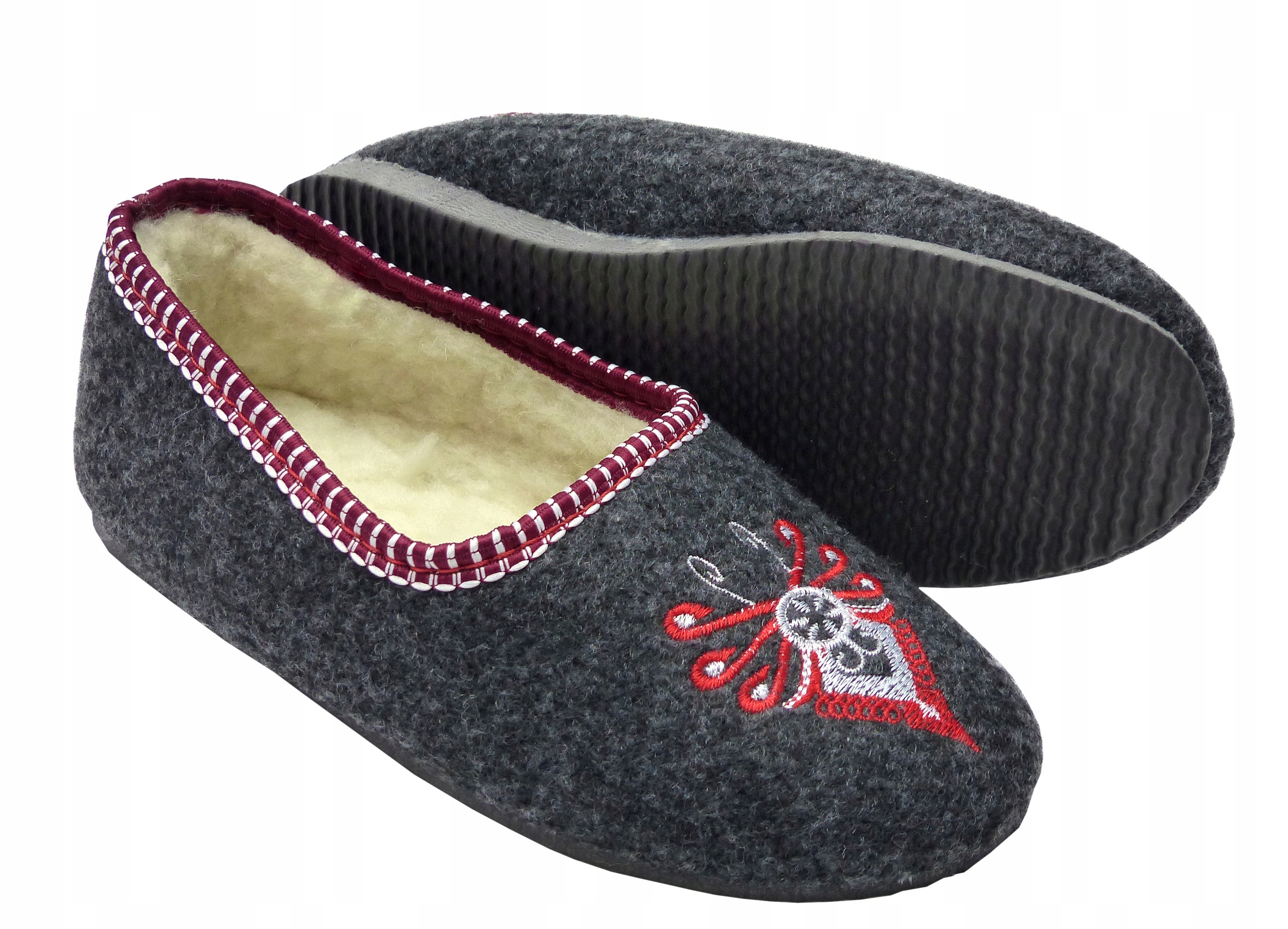 

Ciepłe Bambosze Kapcie Miękkie Papcie Wełniane