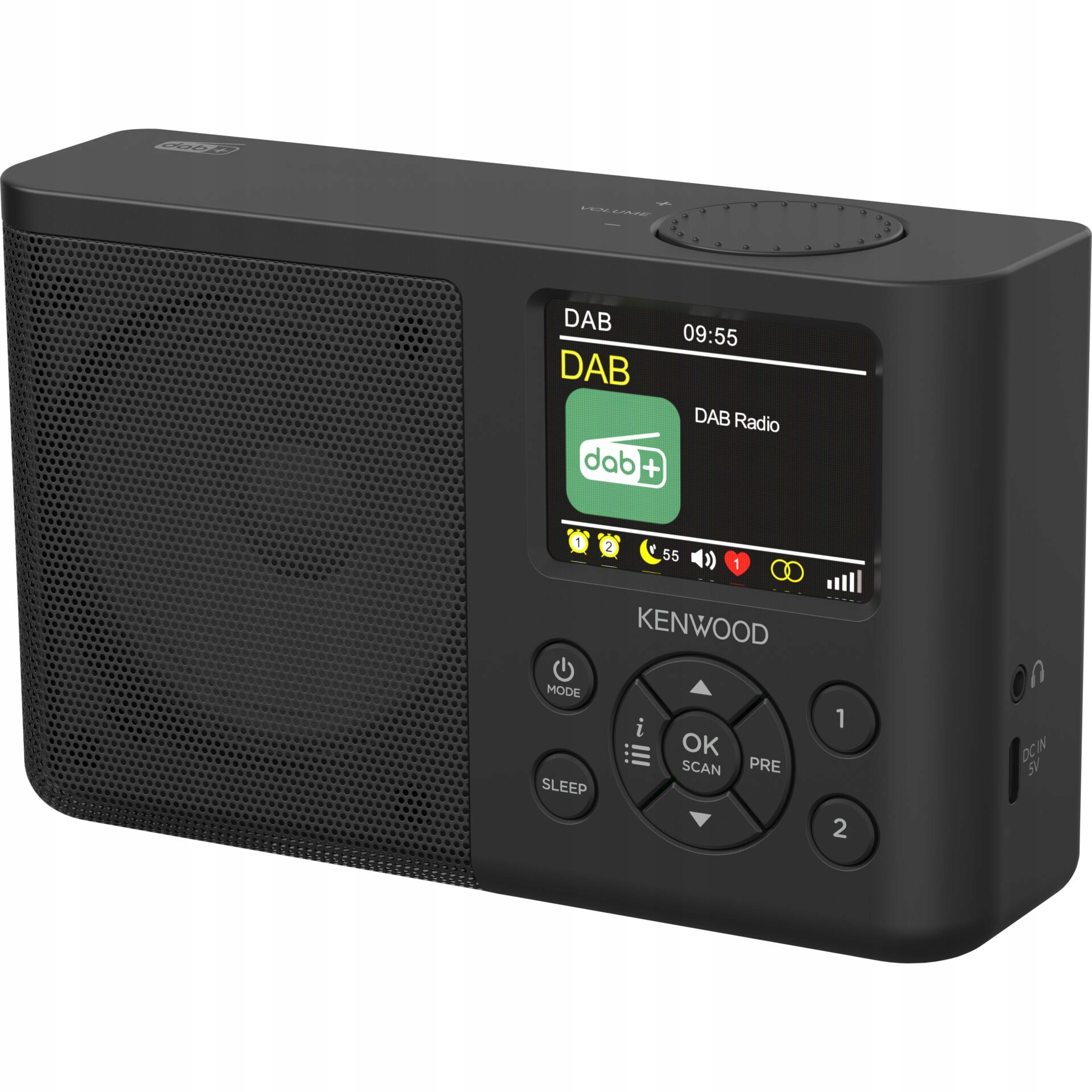 Radio Z Wbudowanym Akumulatorem Kenwood CR-M33 Bluetooth Dab+