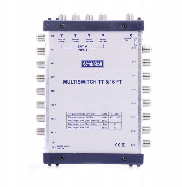 Multiswitch Tt 5/16 Telmor koncový