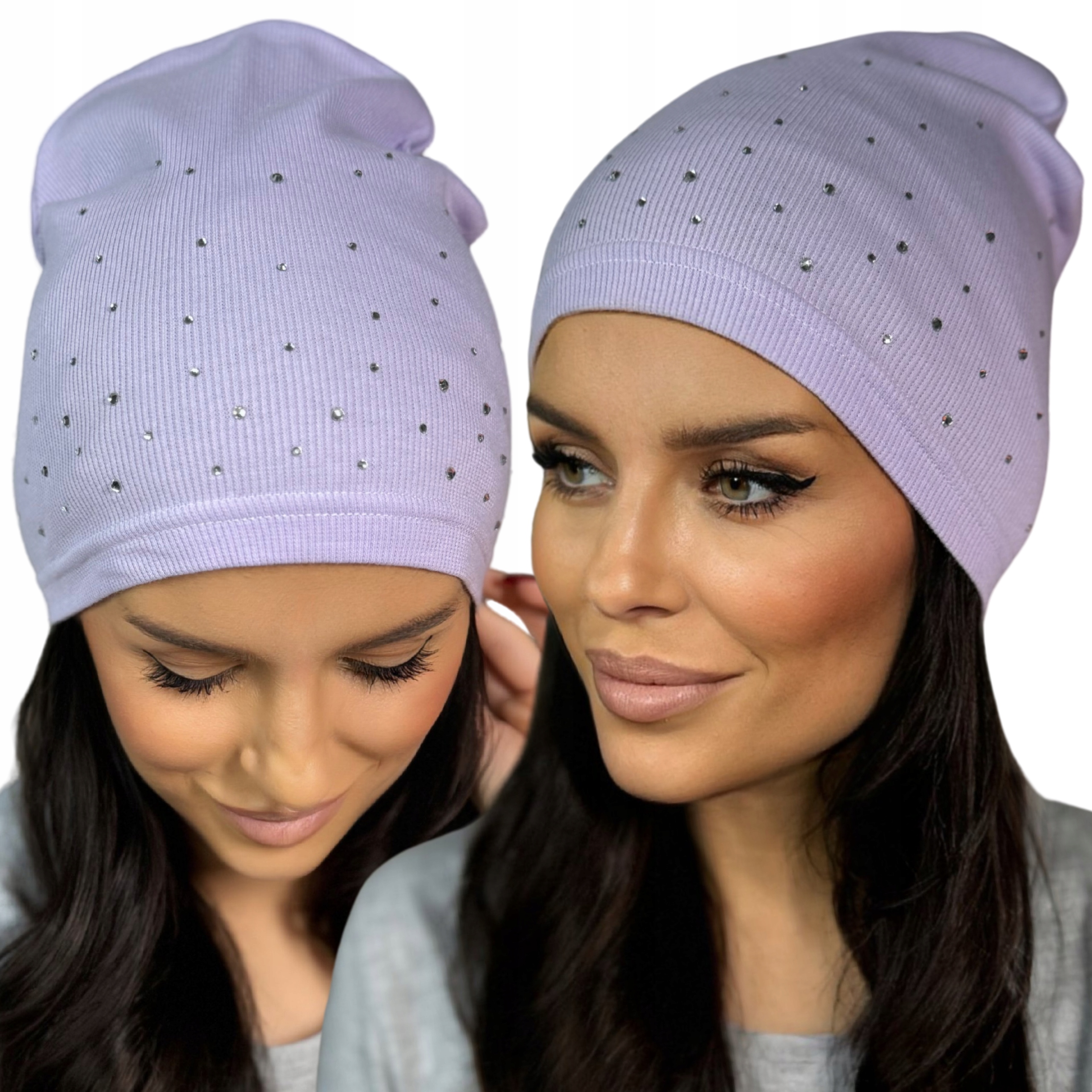 CZAPKA DAMSKA WIOSENNA JESIENNA CIENKA LEKKA WYGODNA SPORT PRĄŻEK ...