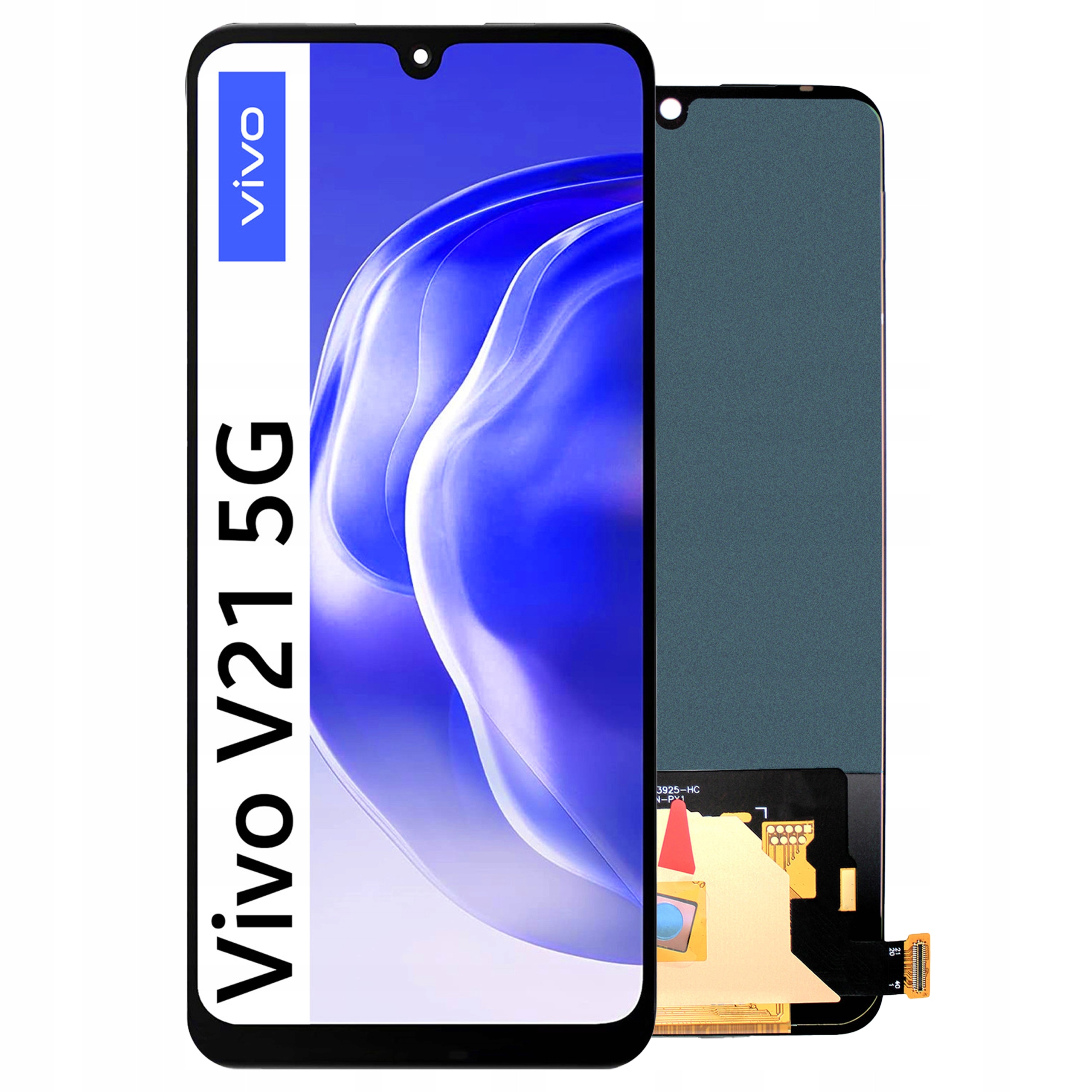 V2050 LCD pro Vivo V21 5G Displej Oled snímač