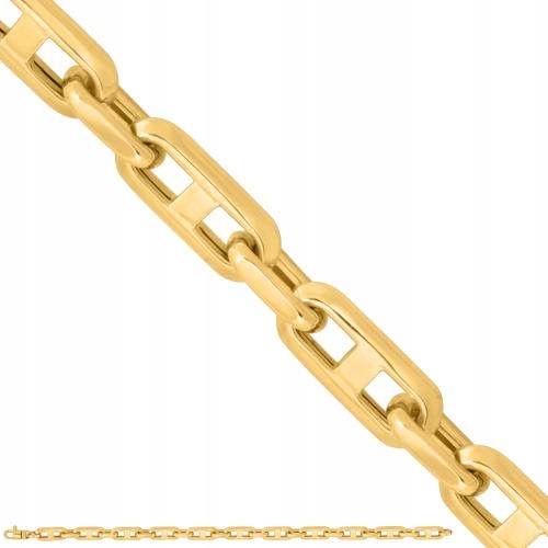 Pánský náramek zlato 585, hmotnost 7.5 g pro elegantní styl, délka 20 cm