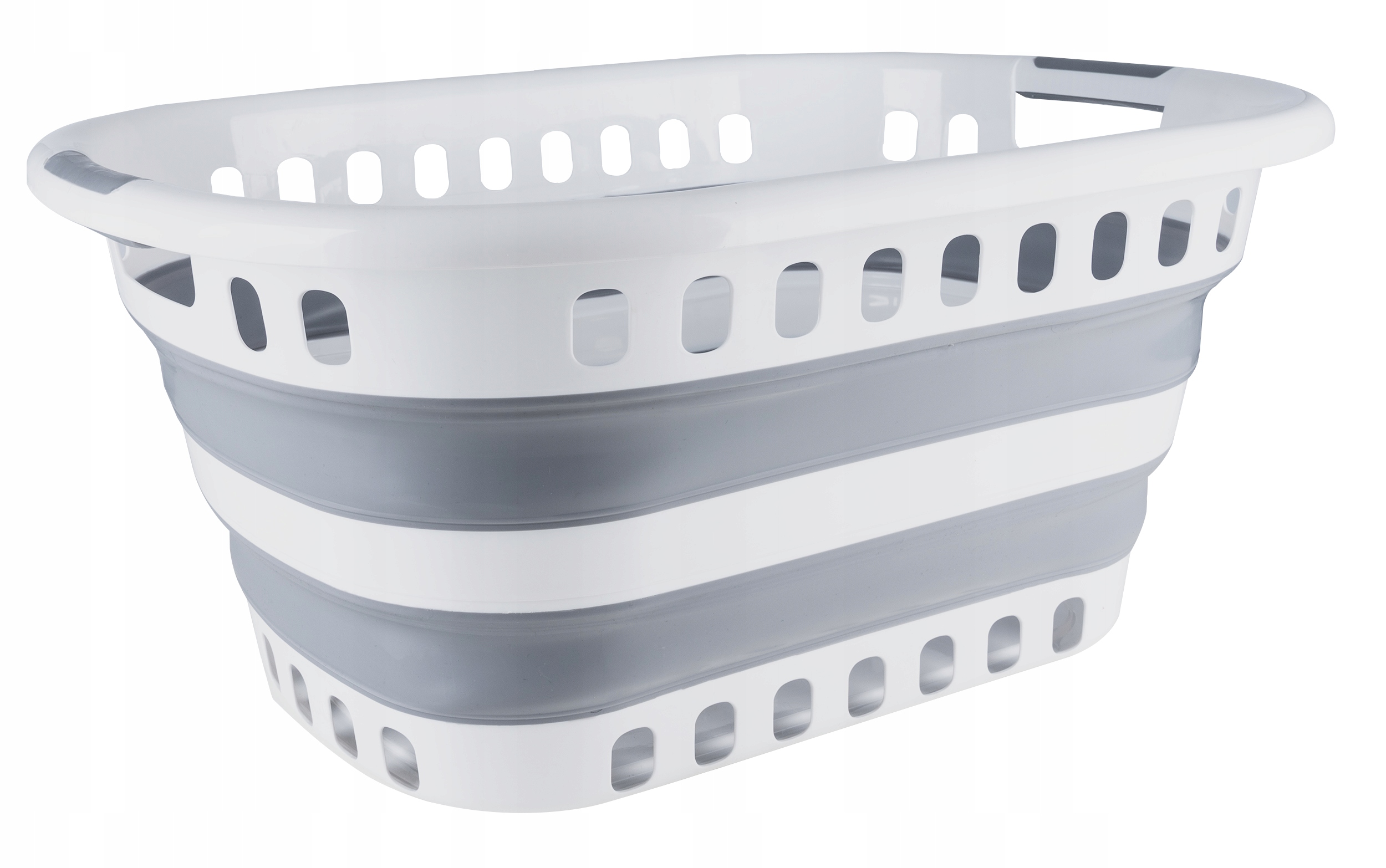 DUŻY KOSZ NA PRANIE MISKA SKŁADANA SILIKONOWA Pojemność 45 l