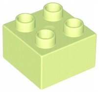 

Lego Duplo Klocek Pastelowy Jasnozielony 1szt