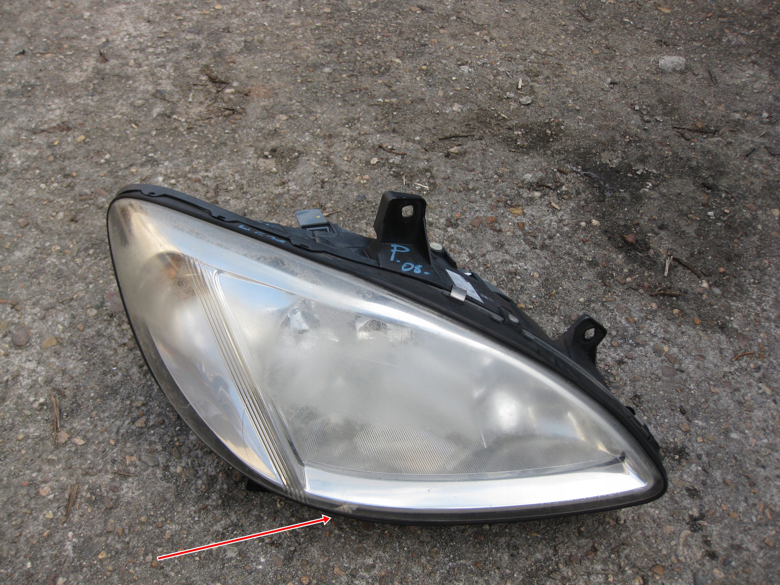 MERCEDES VITO W639 08R light right front complete EU