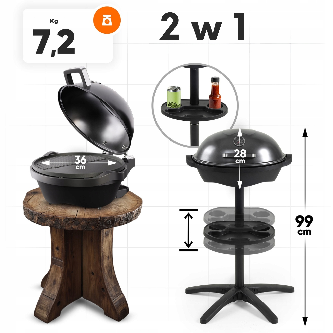 Elektrický gril Profi Cook PC-BQS 1303 černý 2400 W Značka Profi Cook