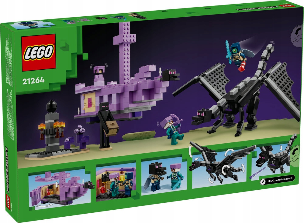 LEGO Minecraft 21264 Smok Kresu i statek Kresu Marka LEGO