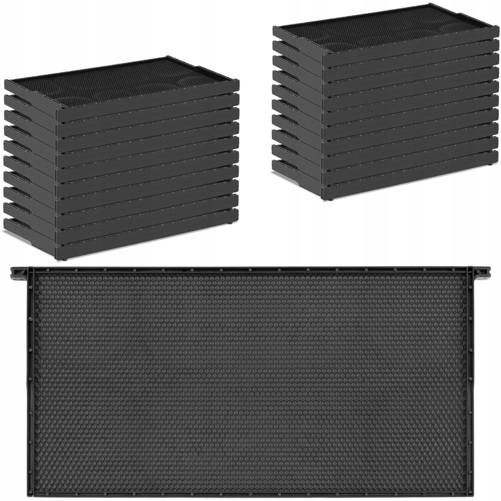 Včelí rámik s plastovým uzlom 483 x 232 mm 20 kusov