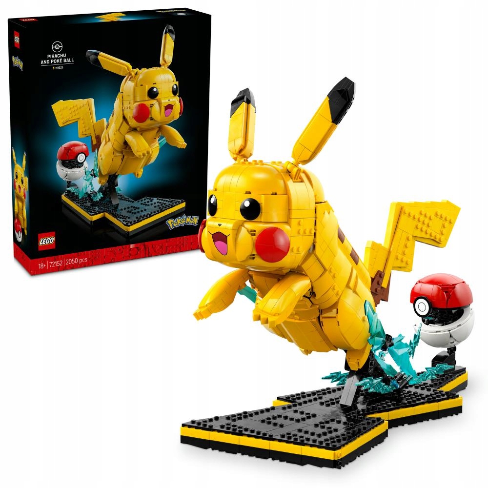 * Lego 72152 Pokemon Pokémon Pikachu a Pokéball
