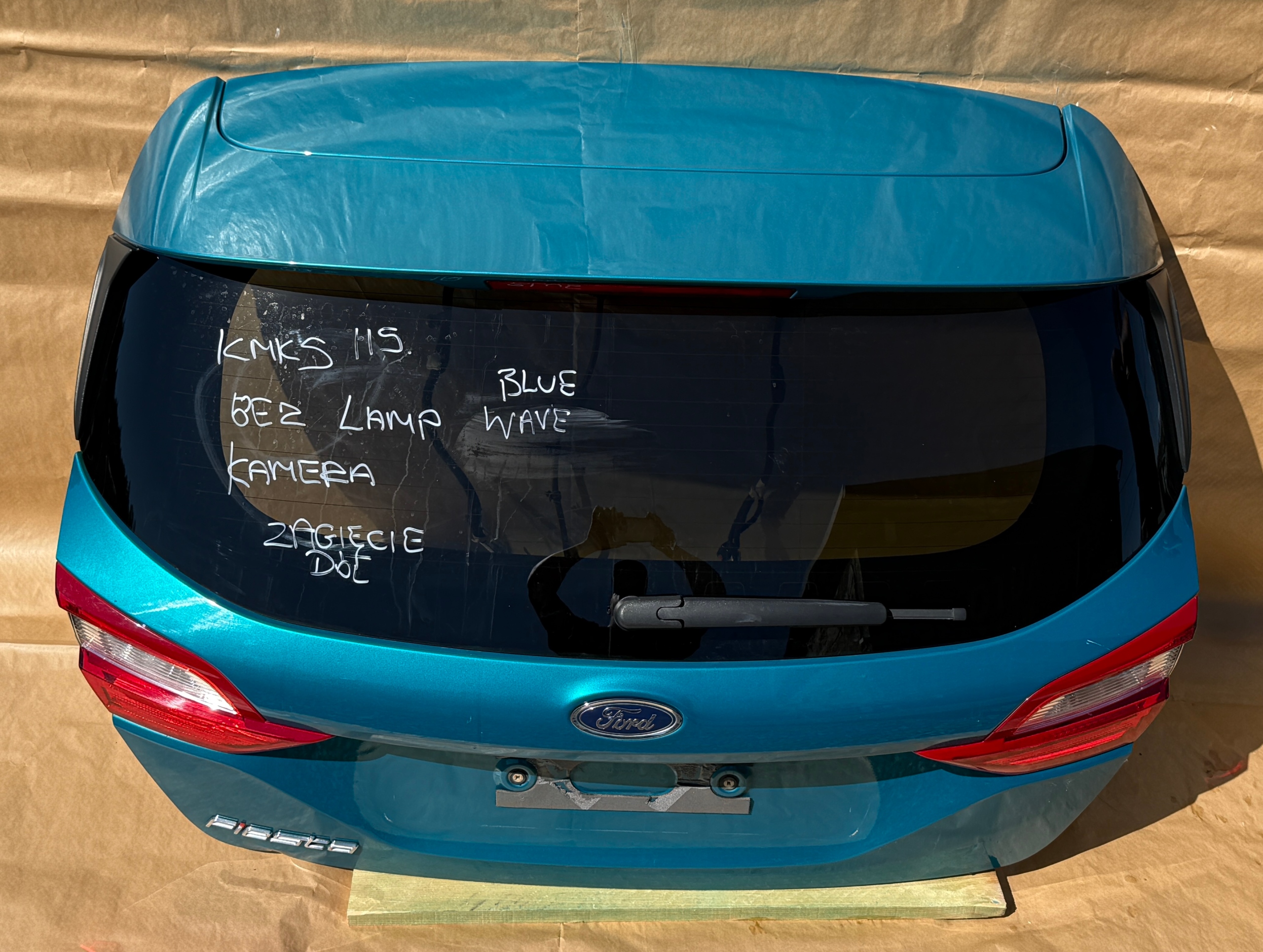 FORD FIESTA MK8 2017-2023 boot door BLUE WAVE original