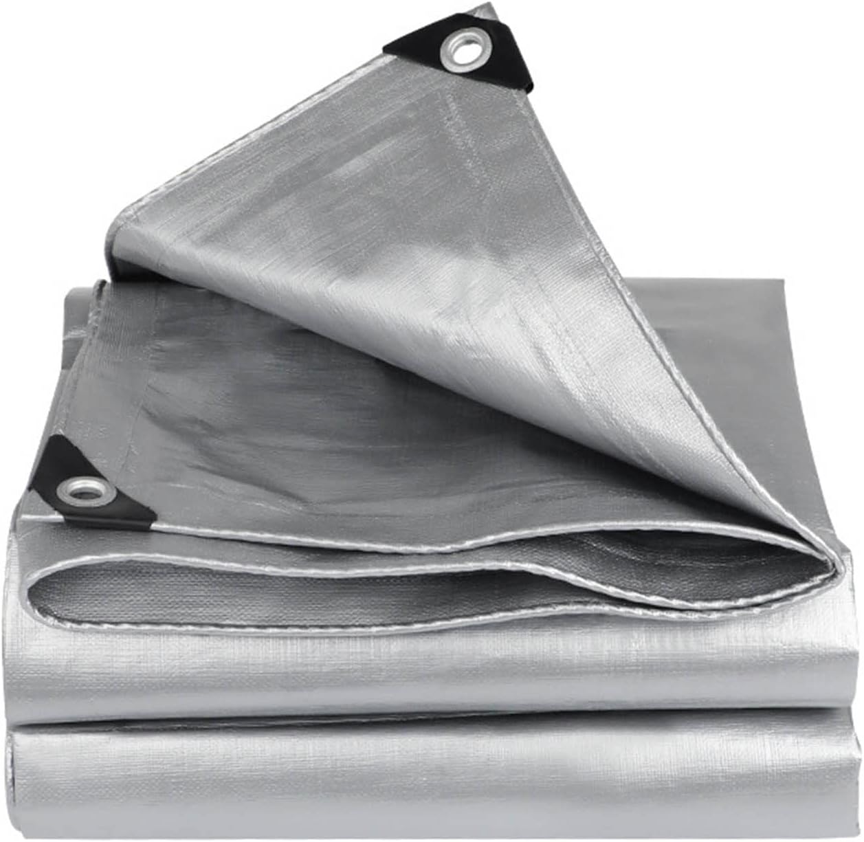 Plachta Plachty 2x3 m Šedá Vyztužená 650 g/m² Silné Pokrytí Plachta Hrubá