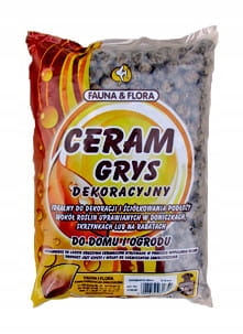 KERAMZYT OGRODNICZY DRENAŻ SPULCHNIACZ DODATEK KWIATÓW ROŚLIN ZIEMI 8/16 MM