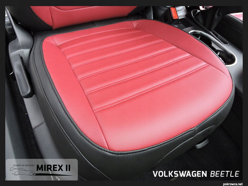 Pokrowce ze skóry i alkantary Volkswagen Beetle 5C Stan opakowania oryginalne