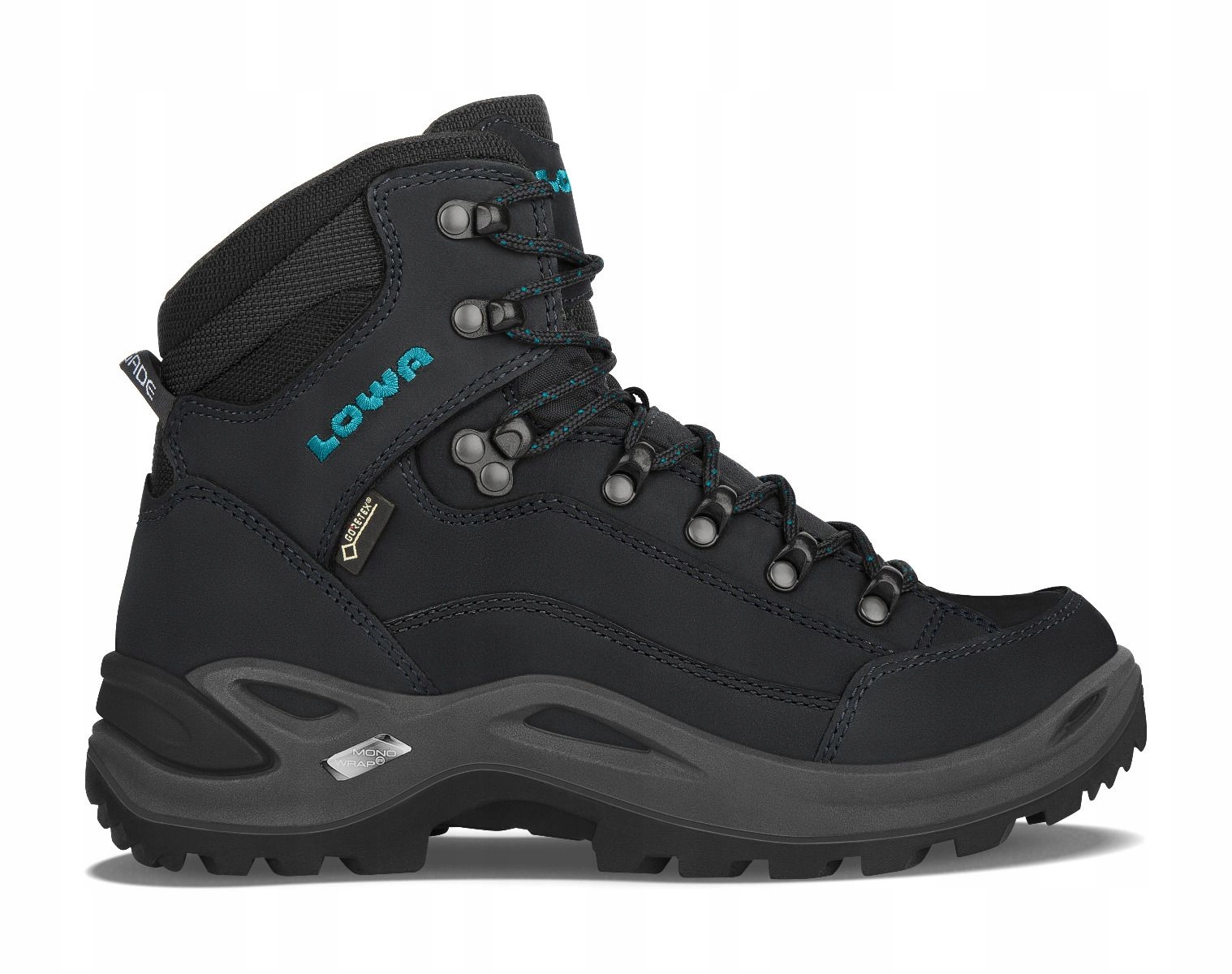 Buty Damskie Lowa Renegade Evo Mid Gtx asphalt/turkis 40