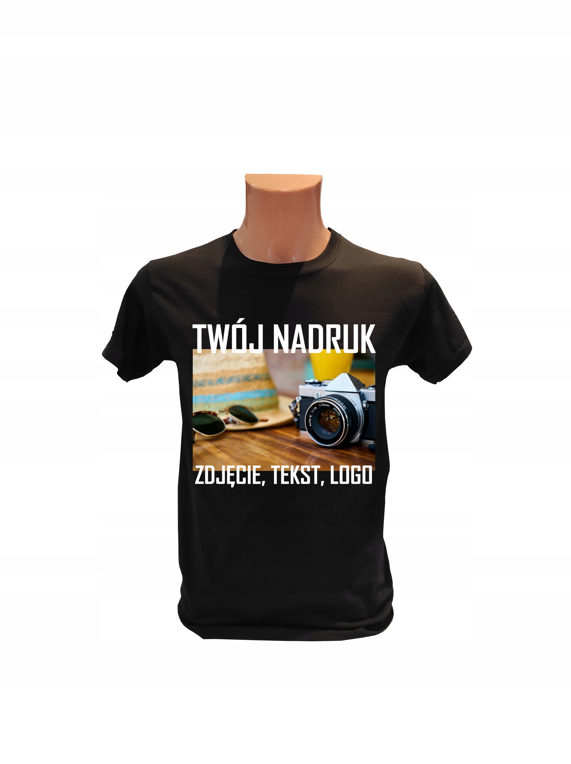

Koszulka T-Shirt z Twoim nadrukiem zdjęciem logo S