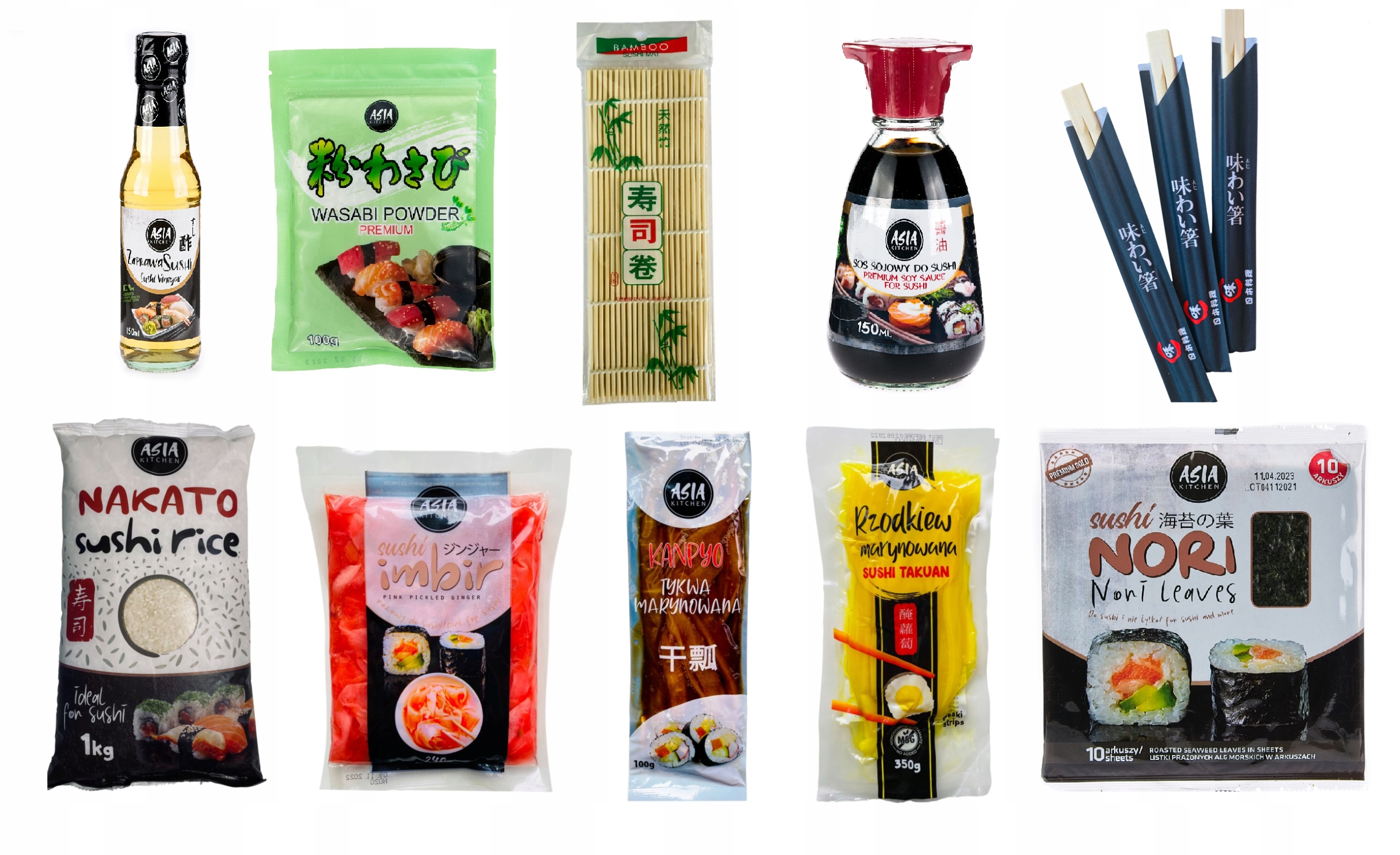 Levně Startovací sada na výrobu Sushi sada