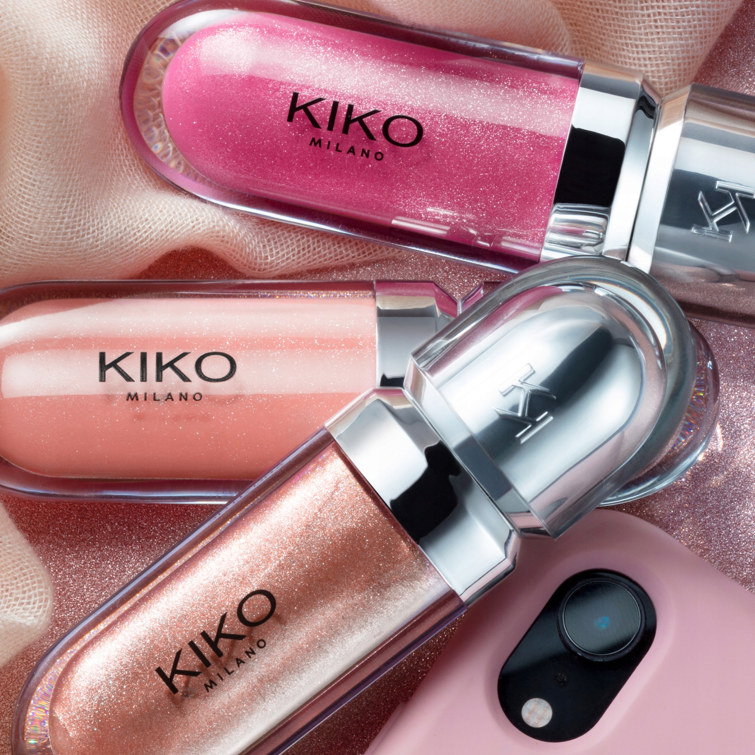 KIKO MILANO 3D Hydra Lipgloss zmiękczający błyszczyk ust 19 Cream Cashmere Kolor brązowy