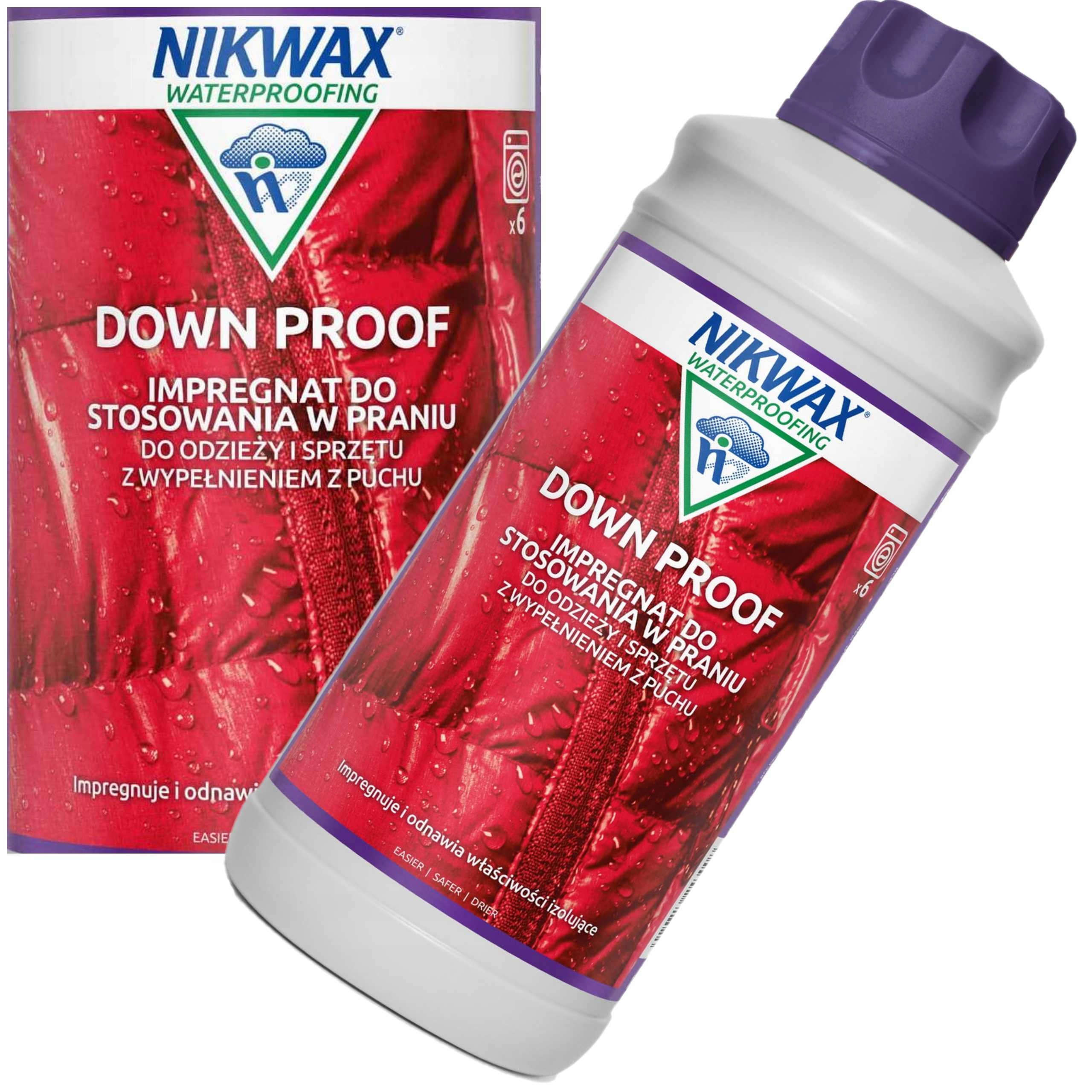 Nikwax Down Proof 1 Litr Impregnát na oblečení pro spacáky a péřové bundy